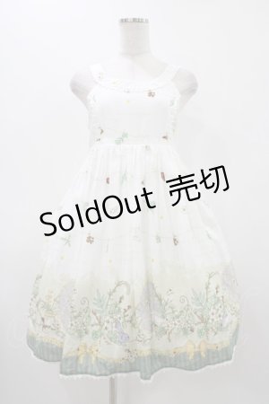 画像: Resailan（海外ロリータブランド） / ジャンパースカート M ホワイト H-25-12-07-1018-0-OP-NS-ZH