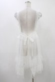 画像2: virally / 星名桜子 hsチュールエプロンジャンスカ L ホワイト H-25-12-07-1031-0-OP-NS-ZH (2)