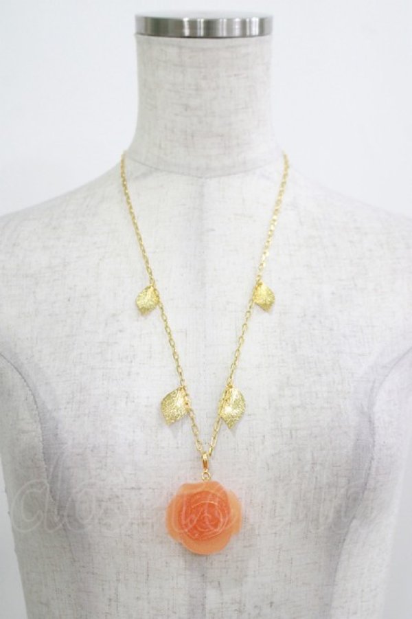 画像2: Q-pot. / チェリーローズ パート ドゥ フリュイ ネックレス   H-25-12-07-065-QP-AC-KB-ZH (2)