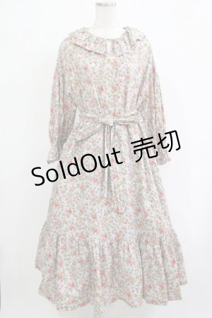 画像: 【SALE】Jane Marple / Rambling roseフレアドレス  シルバーグレー H-25-12-07-006-JM-OP-KB-ZT451
