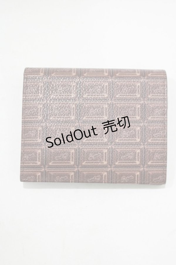 画像1: Q-pot. / ビターチョコレートフラップショートウォレット  ビターチョコレート H-25-12-07-071-QP-ZA-KB-ZH (1)