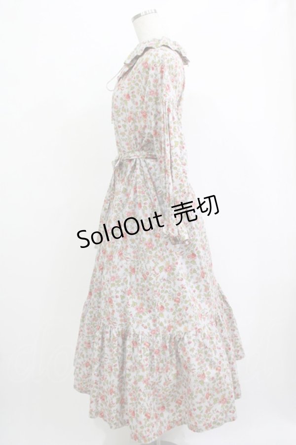 画像2: 【SALE】Jane Marple / Rambling roseフレアドレス  シルバーグレー H-25-12-07-006-JM-OP-KB-ZT451 (2)