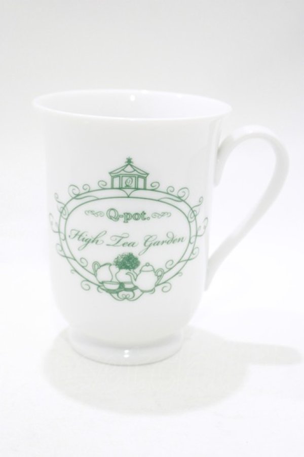 画像1: Q-pot. / High Tea Gardenカップ  ホワイト H-25-12-07-075-QP-ZA-KB-ZH (1)