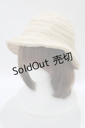 画像: merry jenny / フリルHAT  ベージュ H-25-12-07-078-LO-AC-KB-ZH