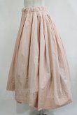 画像2: Jane Marple Dans Le Salon / Cotton linen cloth quatre tuck skirt  Pink H-25-12-07-011-JM-SK-KB-ZH (2)