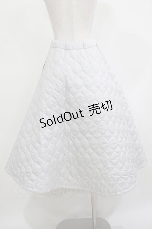 画像3: Jane Marple Dans Le Salon / quilt skirt  グレー H-25-12-07-012-JM-SK-KB-ZH (3)