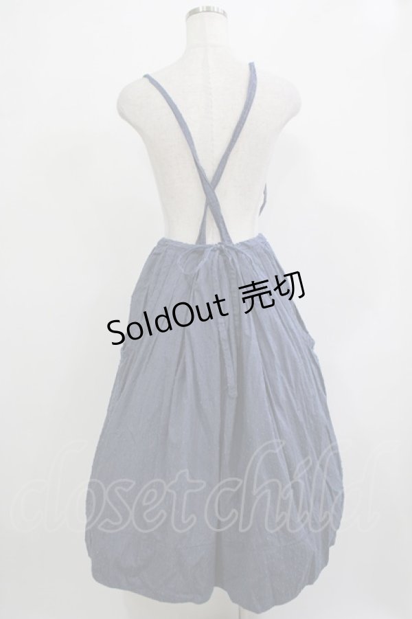 画像3: 【SALE】Jane Marple Dans Le Salon / ドビードットストライプスカート  ネイビー H-25-12-07-013-JM-SK-KB-ZT189 (3)