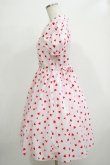 画像2: MILK / Dream ハート ワンピース  ピンク×チェリーレッドハート H-25-12-07-019-ML-OP-KB-ZH (2)