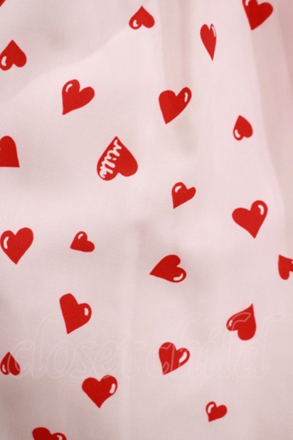 画像4: MILK / Dream ハート ワンピース  ピンク×チェリーレッドハート H-25-12-07-019-ML-OP-KB-ZH (4)