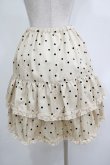 画像3: Leur Getter / ドットフロッキーティアードスカート M アイボリー H-25-12-07-020-LU-SK-KB-ZH (3)