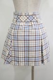 画像3: MILK / GIRL POPSスカート  サックスチェック H-25-12-07-022-ML-SK-KB-ZH (3)
