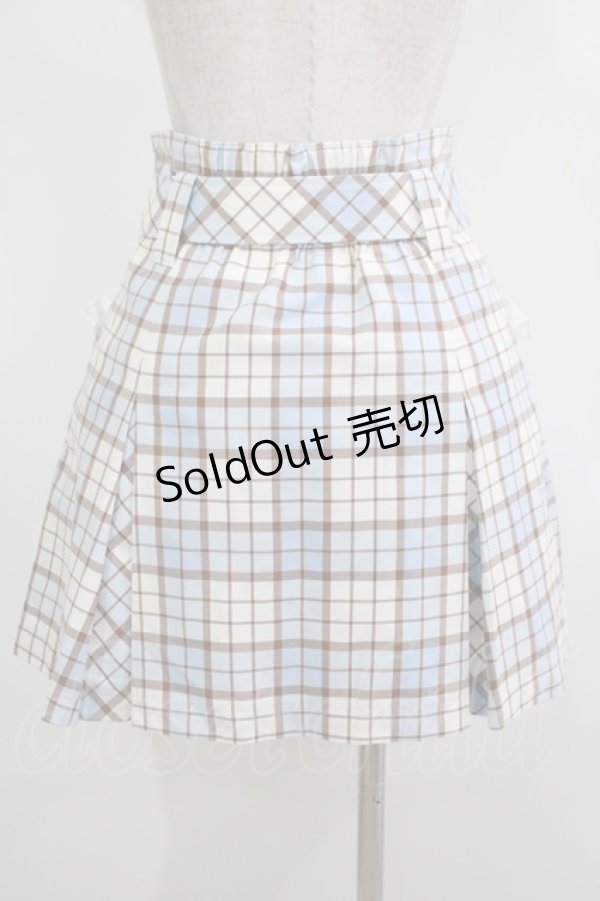 画像3: MILK / GIRL POPSスカート  サックスチェック H-25-12-07-022-ML-SK-KB-ZH (3)