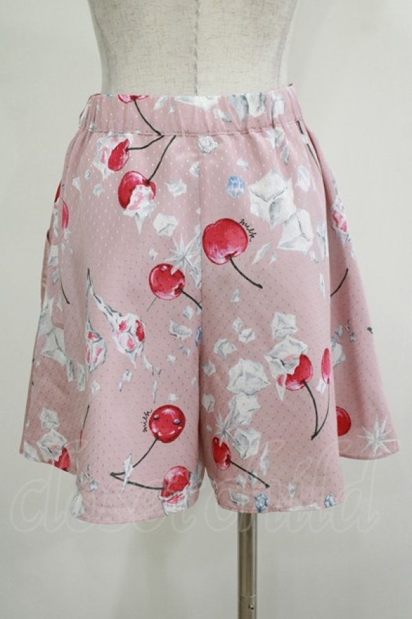 画像3: 【SALE】MILK / フローズンチェリーキュロット  アイスピンク H-25-12-07-024-ML-PA-KB-ZT279 (3)