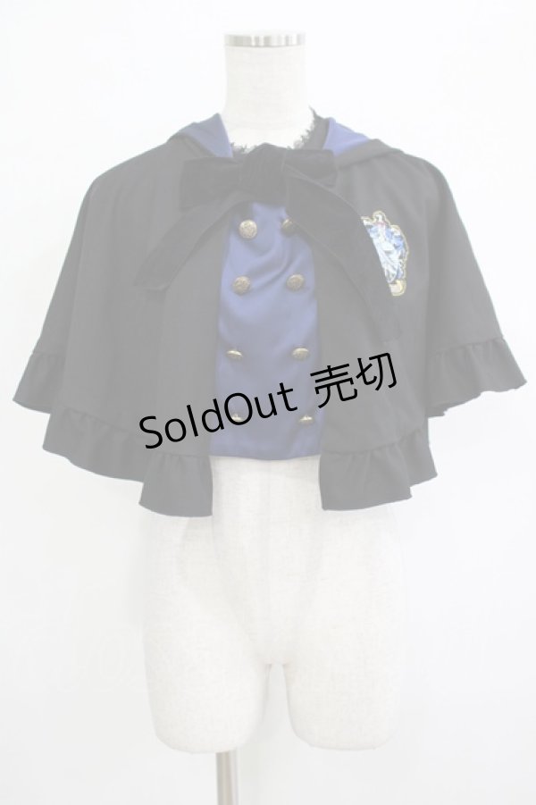 画像1: ATELIER PIERROT / ハリー・ポッター ダブルボタン2Wayケープ  レイブンクロー(ブルー) H-25-12-07-026-EL-JA-KB-ZH (1)