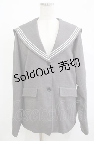 画像: Candy Stripper / SAILORジャケット M グレー H-25-12-07-027-PU-JA-KB-ZH