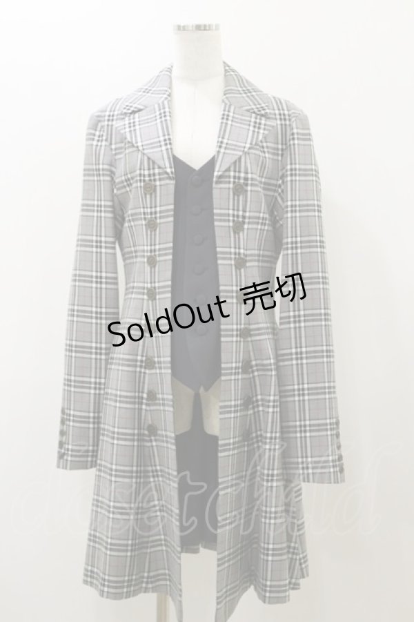 ATELIER BOZ / チェックローランドジャケット グレー H-25-12-08-069