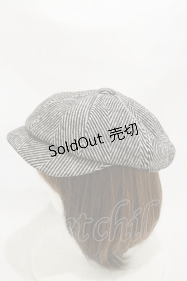 画像1: NieR CLOTHING / キャスケット  黒 H-25-12-08-009-PU-AC-KB-ZH (1)