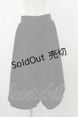 画像: Na+H / scパンツ  ブラック H-25-12-08-071-PU-PA-KB-ZH