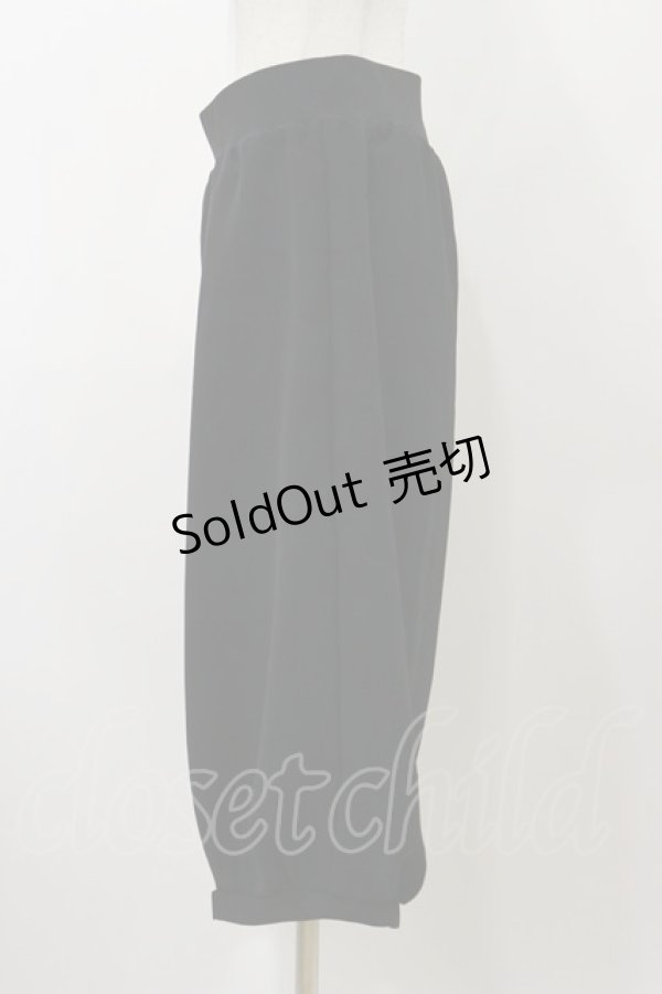 画像3: Na+H / scパンツ  ブラック H-25-12-08-071-PU-PA-KB-ZH (3)