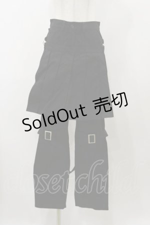 画像: alice auaa / ボンテージパンツ 2（ユニセックス） ブラック H-25-12-08-073-AA-PA-KB-ZH