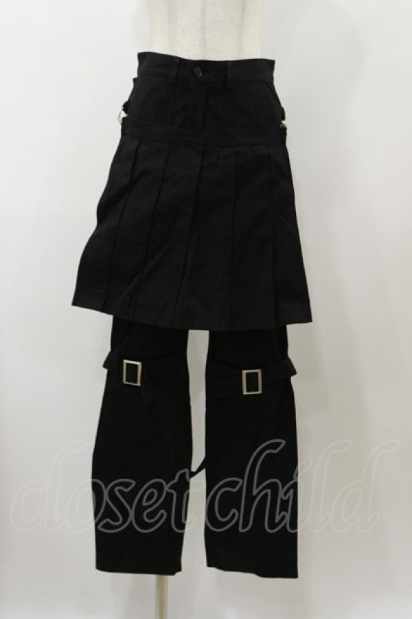 画像1: alice auaa / ボンテージパンツ 2（ユニセックス） ブラック H-25-12-08-073-AA-PA-KB-ZH (1)