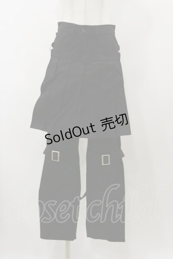 画像1: alice auaa / ボンテージパンツ 2（ユニセックス） ブラック H-25-12-08-073-AA-PA-KB-ZH (1)