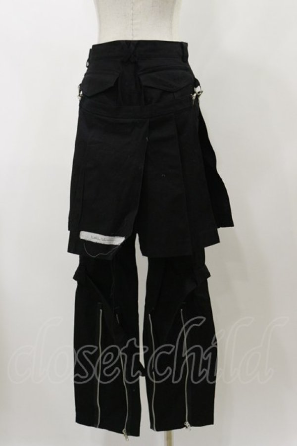 画像2: alice auaa / ボンテージパンツ 2（ユニセックス） ブラック H-25-12-08-073-AA-PA-KB-ZH (2)