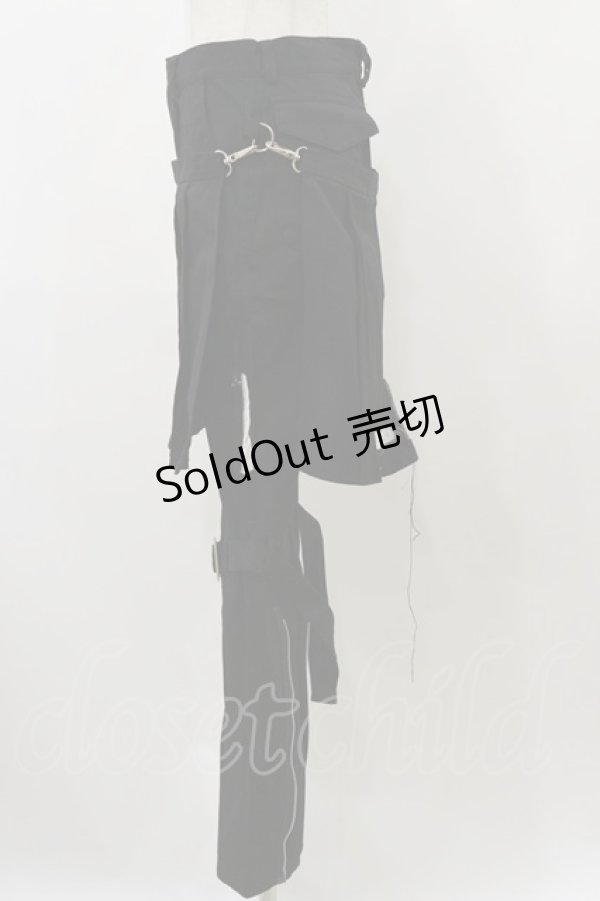 画像3: alice auaa / ボンテージパンツ 2（ユニセックス） ブラック H-25-12-08-073-AA-PA-KB-ZH (3)