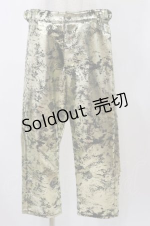 画像: Na+H / Rustパンツ  ゴールド H-25-12-08-074-PU-PA-KB-ZH