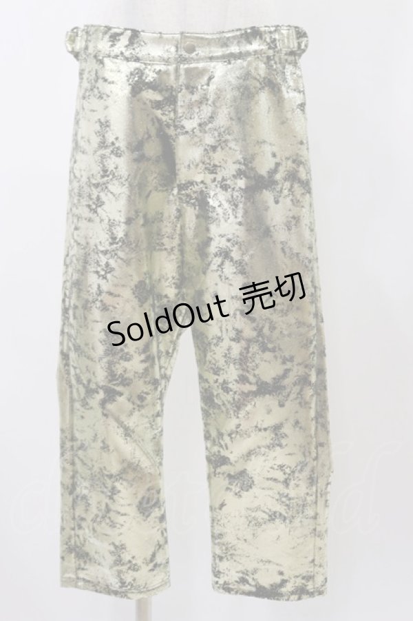 画像1: Na+H / Rustパンツ  ゴールド H-25-12-08-074-PU-PA-KB-ZH (1)