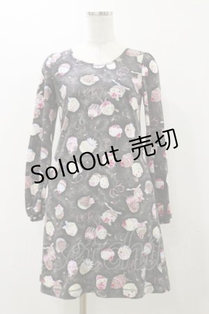 画像: MILK / アフタヌーンカップケーキワンピース  スモークブラック H-25-12-08-076-ML-OP-KB-ZH
