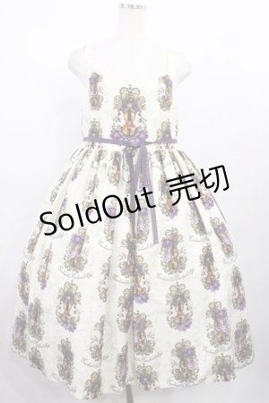 画像: Enchantlic Enchantilly / ヴィオレッタへ捧ぐヴァイオリンジャンパースカート おおきいサイズ アイボリー H-25-12-08-1001-LO-OP-NS-ZH