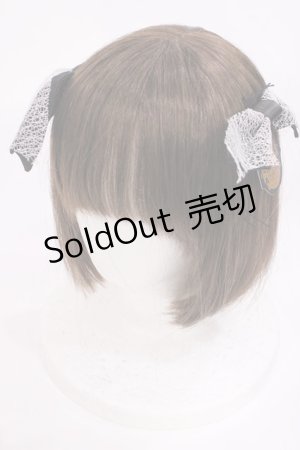 画像: ALICE and the PIRATES / デビルウィングリボンクリップ  ブラック H-25-12-08-1038-PA-AC-NS-ZH