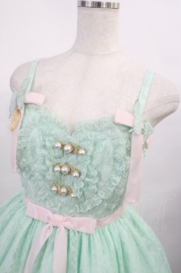 画像4: Angelic Pretty / Shanghai Dollジャンパースカート Free ミント H-25-12-08-1003-AP-OP-NS-ZH (4)