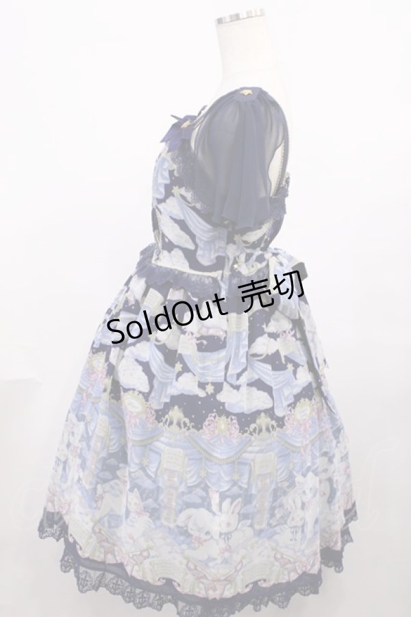 画像2: Angelic Pretty / Holy Theaterジャンパースカート Free ネイビー H-25-12-08-1004-AP-OP-NS-ZH (2)