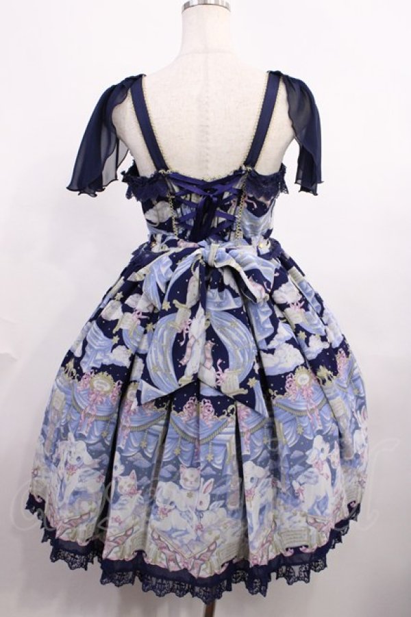 画像3: Angelic Pretty / Holy Theaterジャンパースカート Free ネイビー H-25-12-08-1004-AP-OP-NS-ZH (3)