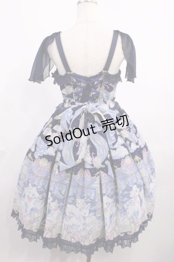 画像3: Angelic Pretty / Holy Theaterジャンパースカート Free ネイビー H-25-12-08-1004-AP-OP-NS-ZH (3)