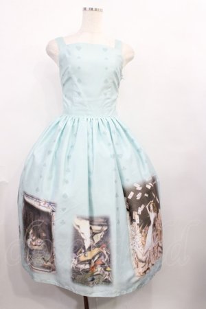 画像: Innocent World / 金子國義アリスジャストウエストジャンパースカート M108cm サックス H-25-12-08-1005-IW-OP-NS-ZH