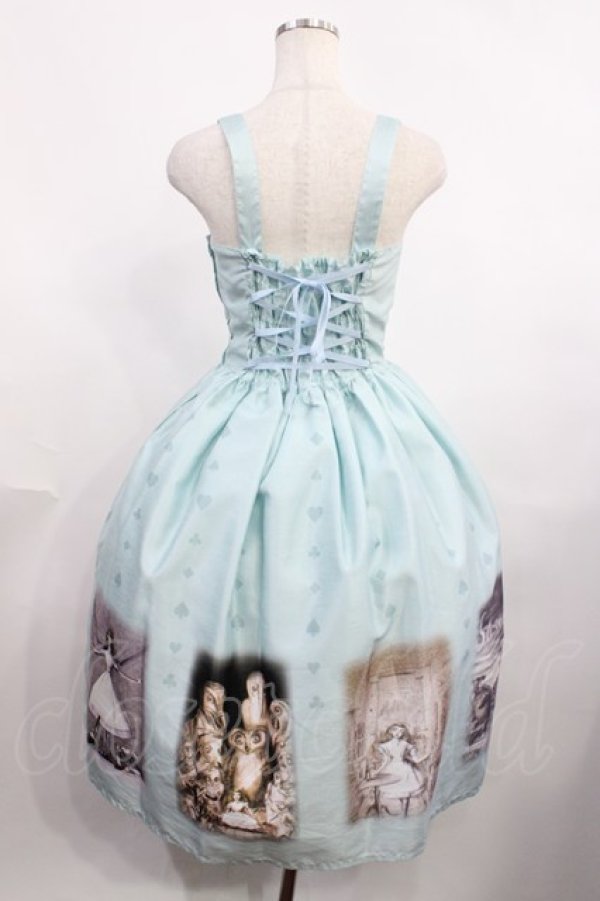 画像3: Innocent World / 金子國義アリスジャストウエストジャンパースカート M108cm サックス H-25-12-08-1005-IW-OP-NS-ZH (3)