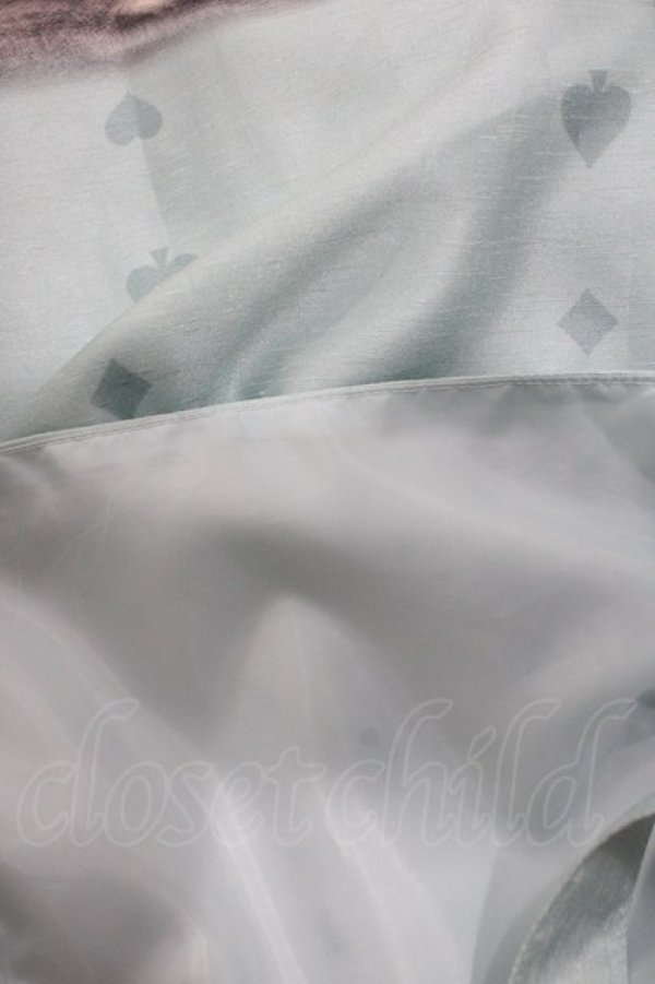 画像5: Innocent World / 金子國義アリスジャストウエストジャンパースカート M108cm サックス H-25-12-08-1005-IW-OP-NS-ZH (5)