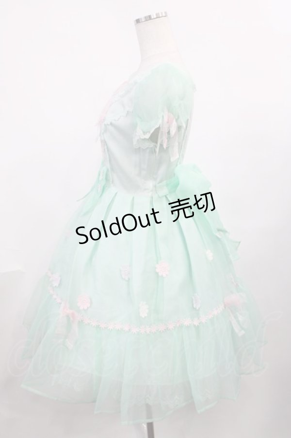 画像2: Angelic Pretty / Happiness Easterワンピース Free ミント H-25-12-08-1006-AP-OP-NS-ZH (2)