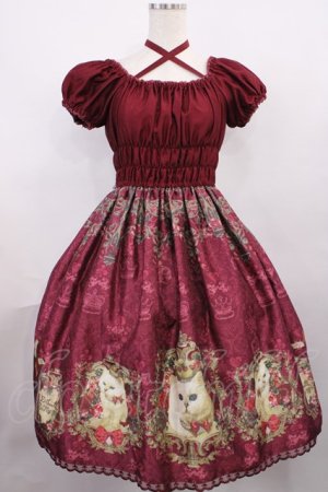 画像: Enchantlic Enchantilly / クイーンキャットワンピース Free ボルドー H-25-12-08-1007-LO-OP-NS-ZH