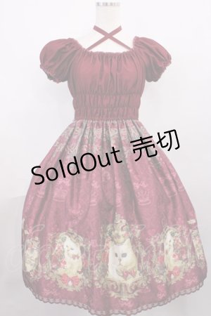 画像: Enchantlic Enchantilly / クイーンキャットワンピース Free ボルドー H-25-12-08-1007-LO-OP-NS-ZH