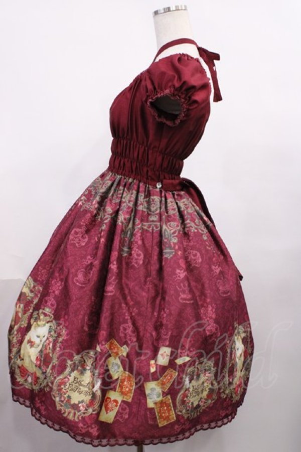 画像2: Enchantlic Enchantilly / クイーンキャットワンピース Free ボルドー H-25-12-08-1007-LO-OP-NS-ZH (2)