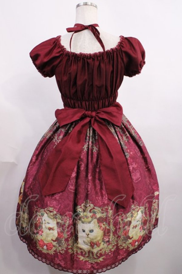 画像3: Enchantlic Enchantilly / クイーンキャットワンピース Free ボルドー H-25-12-08-1007-LO-OP-NS-ZH (3)