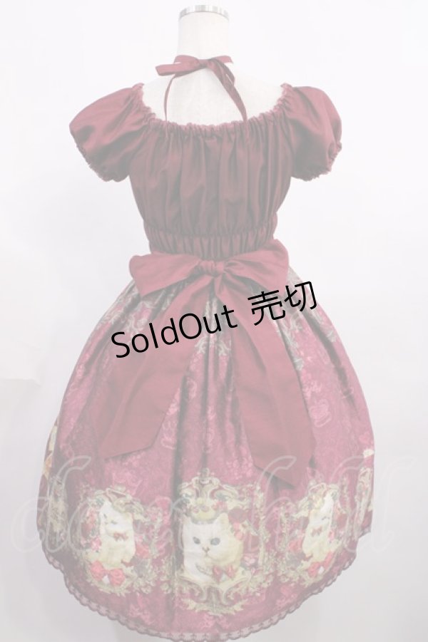 画像3: Enchantlic Enchantilly / クイーンキャットワンピース Free ボルドー H-25-12-08-1007-LO-OP-NS-ZH (3)