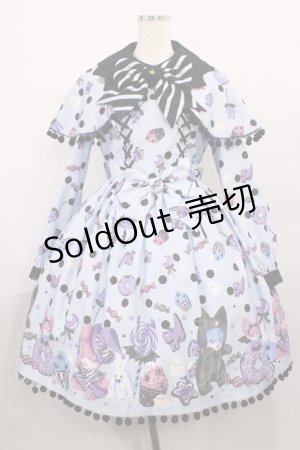 画像: Angelic Pretty / Happy Treat Partyワンピース Free サックス H-25-12-08-1011-AP-OP-NS-ZH