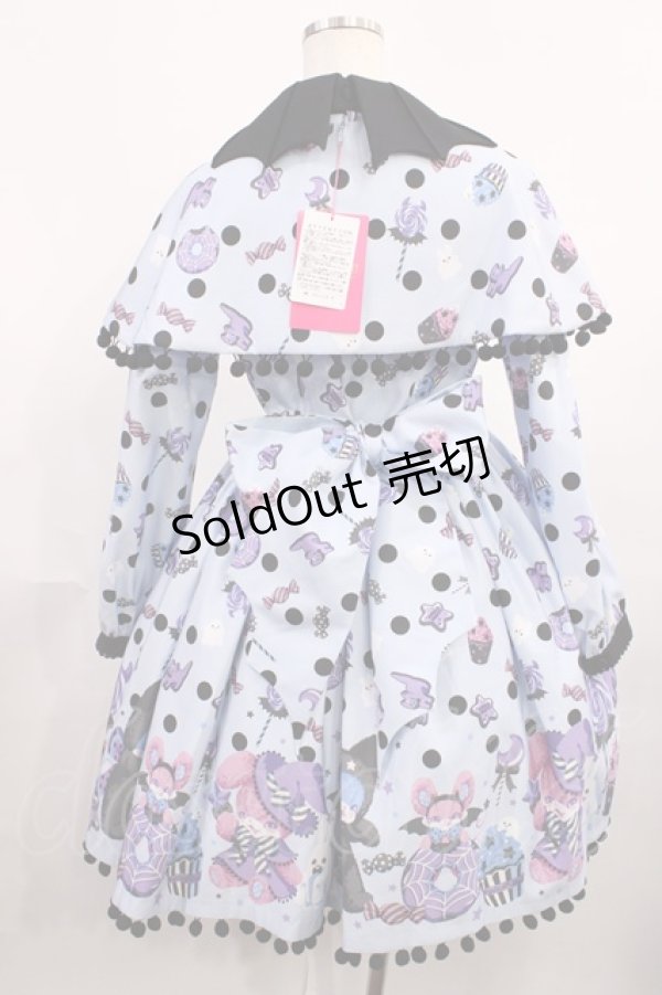 画像3: Angelic Pretty / Happy Treat Partyワンピース Free サックス H-25-12-08-1011-AP-OP-NS-ZH (3)