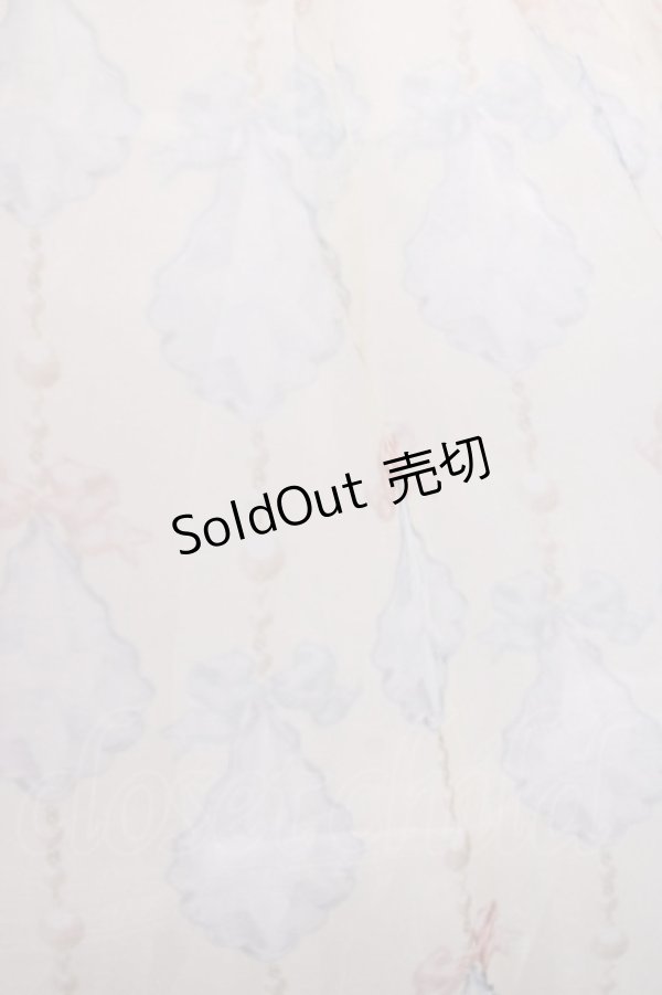 画像4: Enchantlic Enchantilly / クリスタルリボンオーバースカート Free アイボリー H-25-12-08-1014-LO-SK-NS-ZH (4)