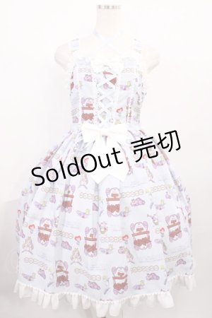 画像: metamorphose / Disney Alice in Wonderlandジャンパースカートセット 1（通常サイズ） サックス H-25-12-08-1002-ME-OP-NS-ZH